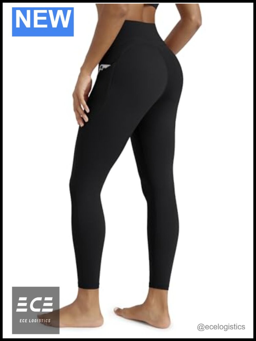 High Waist 7/8 Compression Leggings Butt Lift Tummy Control Yoga Pants